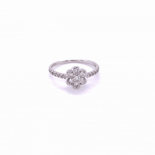 花型鑽石戒指