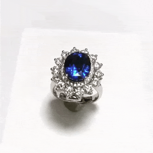 斯里蘭卡藍寶石戒指